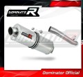 scarico silenziatore DOMINATOR Slip-on ovale adatto alla moto Suzuki GSXR 1000 K1 - K4 2001 - 2004 2