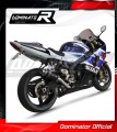 scarico silenziatore DOMINATOR Slip-on GP1 nero adatto alla moto Suzuki GSXR 1000 K1 - K4 2001 - 2004 3
