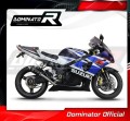 exhaust muffler DOMINATOR Slipon GP1 BLACK fits to Suzuki GSXR 1000 K1  K4 2001  2004 4