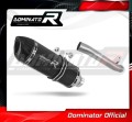 scarico silenziatore DOMINATOR Slip-on HP1 nero adatto alla moto Suzuki GSXR 1000 K1 - K4 2001 - 2004 2
