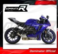 Yamaha YZF R1 R1M 1000 RN65 2020 - 2022 EXHAUST Muffler Auspuff Sportauspuff Silencer Echappement Silencieux Scarico Scarichi Marmitta Escape Wydech Tłumik GP BLACK DOMINATOR EXHAUST SYSTEM 3