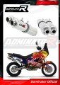 scarico silenziatore DOMINATOR rotondo adatto alla moto KTM 990 Adventure 2007 - 2012