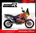 exhaust muffler DOMINATOR ROUND fits to KTM 990 Adventure 2007  2012 4