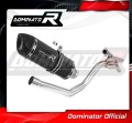 scarico silenziatore DOMINATOR HP1 nero adatto alla moto Yamaha XT 660 X 2004 - 2016 2