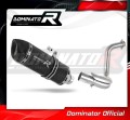 scarico silenziatore DOMINATOR HP1 nero adatto alla moto BMW G310GS 2016 - 2024 2