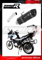 scarico silenziatore DOMINATOR HP1 nero adatto alla moto BMW G650 GS 2011 - 2018