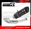 complete exhaust system with muffler DOMINATOR Full System HP1 BLACK fits to BMW K1200RS 2001  2003