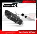 scarico silenziatore DOMINATOR HP1 nero adatto alla moto Aprilia Pegaso 650 1997 - 2000 2