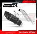 scarico silenziatore DOMINATOR HP1 nero adatto alla moto Aprilia ETV 1000 Caponord 2005 - 2007 2