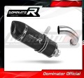 scarico silenziatore DOMINATOR HP1 nero adatto alla moto Aprilia ETV 1200 Caponord 2013 - 2016 2