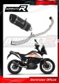KTM 390 Adventure 2020 - 2021 EXHAUST Full System Muffler Auspuff Sportauspuff Silencer Echappement Silencieux Scarico Scarichi Escape Collector Manifold Wydech Tłumik HP1 BLACK DOMINATOR