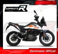 exhaust muffler DOMINATOR GP1 BLACK fits to KTM 390 Adventure 2020  2023 4