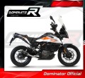 KTM 390 Adventure 2020 - 2021 EXHAUST Full System Muffler Auspuff Sportauspuff Silencer Echappement Silencieux Scarico Scarichi Escape Collector Manifold Wydech Tłumik GP BLACK DOMINATOR 2