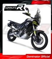Aprilia Tuareg 660 2021 - 2022 EXHAUST Collector Manifold Full System Muffler Auspuff Sportauspuff Silencer Echappement Silencieux Scarico Scarichi Escape Wydech Tłumik HP3 BLACK Dominator Exhaust System 4