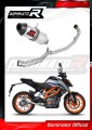 kompletny układ wydechowy z tłumikiem DOMINATOR Full System HP3 pasujący do motocykla KTM 390 Duke 2021 - 2023 2