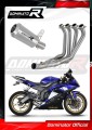 impianto di scarico completo con silenziatore DOMINATOR Full System GPS adatto alla moto Yamaha YZF R6 2006 - 2016