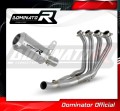 impianto di scarico completo con silenziatore DOMINATOR Full System GPS adatto alla moto Yamaha YZF R6 2006 - 2016 2