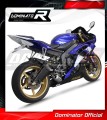 impianto di scarico completo con silenziatore DOMINATOR Full System GPS adatto alla moto Yamaha YZF R6 2006 - 2016 4
