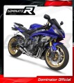 impianto di scarico completo con silenziatore DOMINATOR Full System GPS adatto alla moto Yamaha YZF R6 2006 - 2016 7