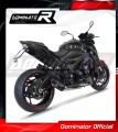 complete exhaust system with muffler DOMINATOR Full System HP8 BLACK fits to Suzuki GSXS 1000 / F 2015  2020 3