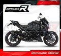 complete exhaust system with muffler DOMINATOR Full System HP8 BLACK fits to Suzuki GSXS 1000 / F 2015  2020 4