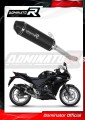 scarico silenziatore DOMINATOR HP3 nero adatto alla moto Honda CBR 250 R 2011 - 2013