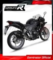 exhaust muffler DOMINATOR HP3 BLACK fits to Honda CBR 250 R 2011  2013 3