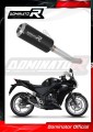scarico silenziatore DOMINATOR GP nero adatto alla moto Honda CBR 250 R 2011 - 2013