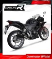 scarico silenziatore DOMINATOR GP nero adatto alla moto Honda CBR 250 R 2011 - 2013 3
