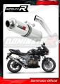 scarico silenziatore DOMINATOR rotondo adatto alla moto Kawasaki Z750 2004 - 2006