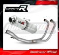 complete exhaust system with muffler DOMINATOR Full System ROUND fits to Suzuki GS 500E 1989  2009 2