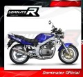 impianto di scarico completo con silenziatore DOMINATOR Full System rotondo adatto alla moto Suzuki GS 500E 1989 - 2009 4