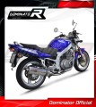 impianto di scarico completo con silenziatore DOMINATOR Full System ovale adatto alla moto Suzuki GS 500E 1989 - 2009 3