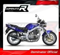 impianto di scarico completo con silenziatore DOMINATOR Full System HP1 nero adatto alla moto Suzuki GS 500E 1989 - 2009 4