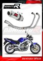 impianto di scarico completo con silenziatore DOMINATOR Full System GP1 adatto alla moto Suzuki GS 500F 2004 - 2014
