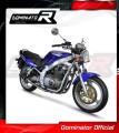 Suzuki GS 500F 2004 - 2014 EXHAUST Collector Manifold Full System Muffler Auspuff Sportauspuff Silencer Echappement Silencieux Scarico Scarichi Escape Wydech Tłumik GP1 BLACK Dominator Exhaust System 4
