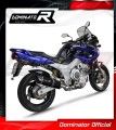 scarico silenziatore DOMINATOR HP1 nero adatto alla moto Yamaha TDM 850 Right Side 1991 - 1995 3