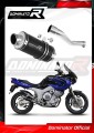 scarico silenziatore DOMINATOR GP1 nero adatto alla moto Yamaha TDM 850 Right Side 1991 - 1995