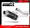 scarico silenziatore DOMINATOR GP1 nero adatto alla moto Yamaha TDM 850 Right Side 1991 - 1995 2
