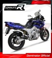 scarico silenziatore DOMINATOR GP1 nero adatto alla moto Yamaha TDM 850 Right Side 1991 - 1995 3