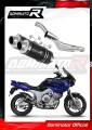 scarico silenziatore DOMINATOR GP1 nero adatto alla moto Yamaha TDM 850 1991 - 1995
