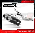 scarico silenziatore DOMINATOR GP1 nero adatto alla moto Yamaha TDM 850 1991 - 1995 2