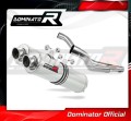 wydech tłumik DOMINATOR Okrągły pasujący do motocykla Yamaha TDM 850 1996 - 2001 2