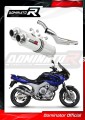 scarico silenziatore DOMINATOR rotondo adatto alla moto Yamaha TDM 850 1991 - 1995