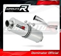 scarico silenziatore DOMINATOR ovale adatto alla moto Yamaha TDM 850 Right Side 1991 - 1995 2