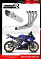 impianto di scarico completo con silenziatore DOMINATOR Full System HP8 adatto alla moto Yamaha YZF R6 2006 - 2016
