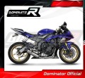 impianto di scarico completo con silenziatore DOMINATOR Full System HP8 adatto alla moto Yamaha YZF R6 2006 - 2016 5