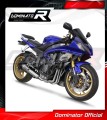 impianto di scarico completo con silenziatore DOMINATOR Full System HP8 adatto alla moto Yamaha YZF R6 2006 - 2016 7
