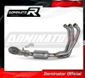 impianto di scarico completo con silenziatore DOMINATOR Full System GP3 EX adatto alla moto Yamaha Tracer 9 / GT 2021 - 2023 2
