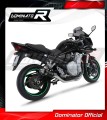 complete exhaust system with muffler DOMINATOR Full System GP1 BLACK fits to Suzuki GSF 1250 N / S BANDIT 2007  2016 3